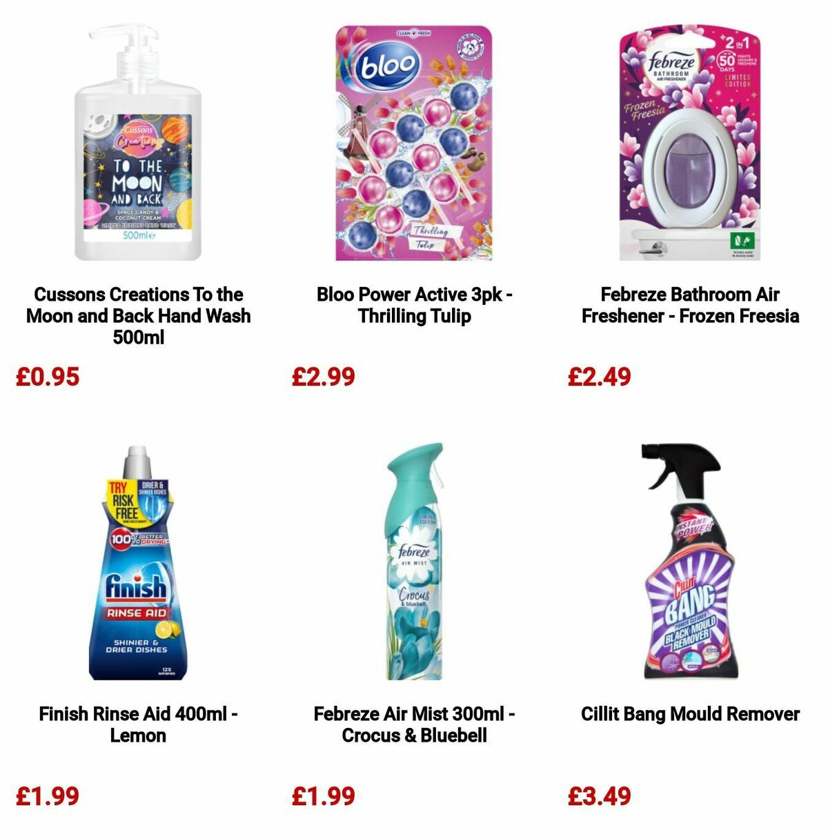 B&M Big Clean Offers from 19 September