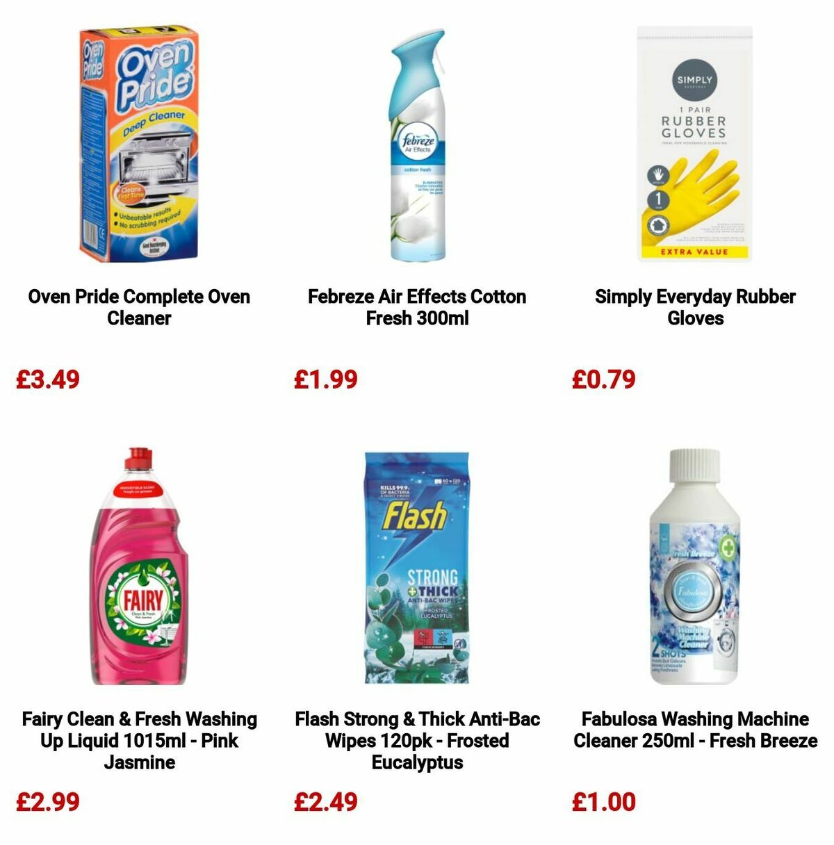 B&M Big Clean Offers from 19 September