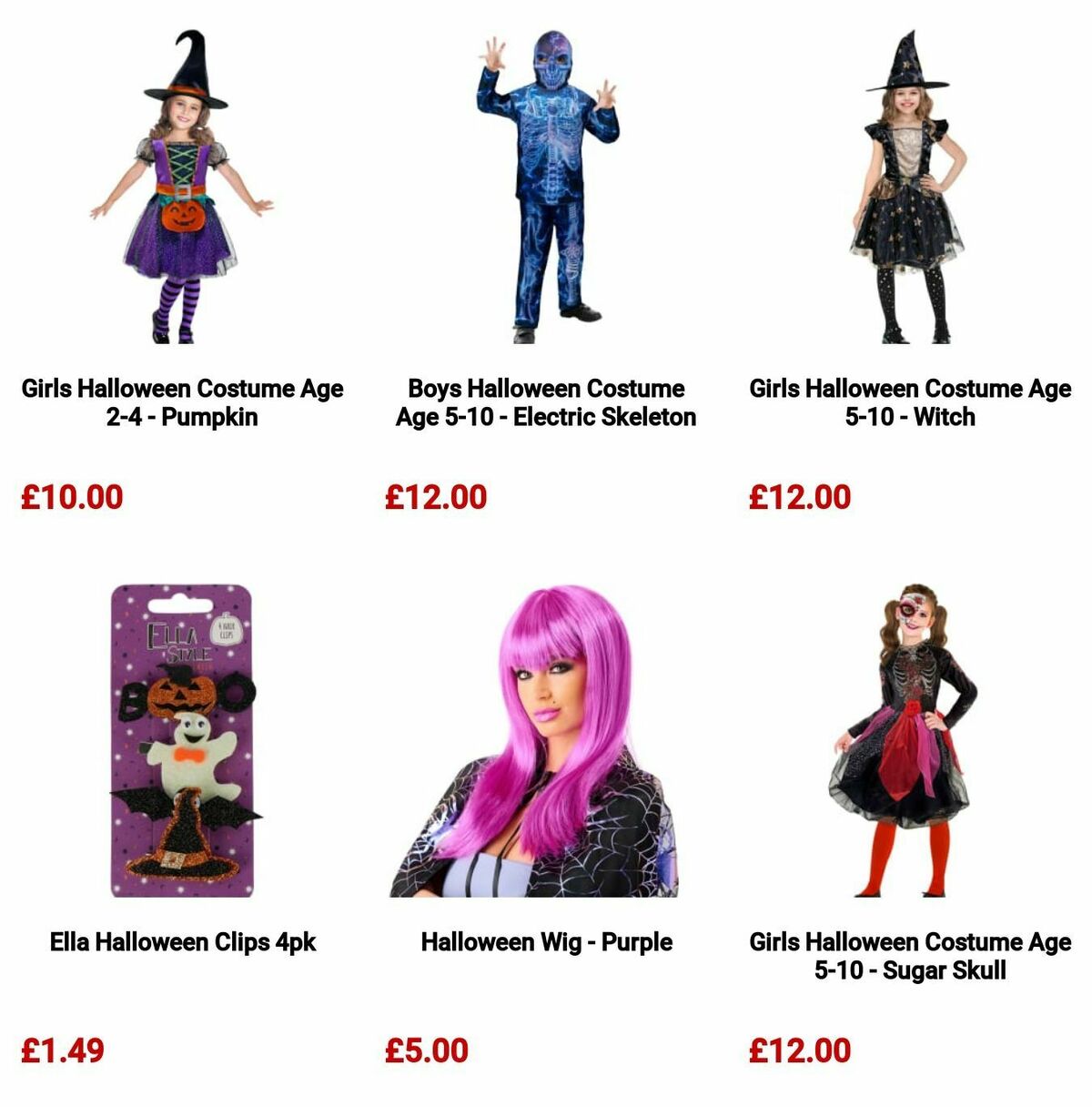 B&M Halloween Offers from 26 September