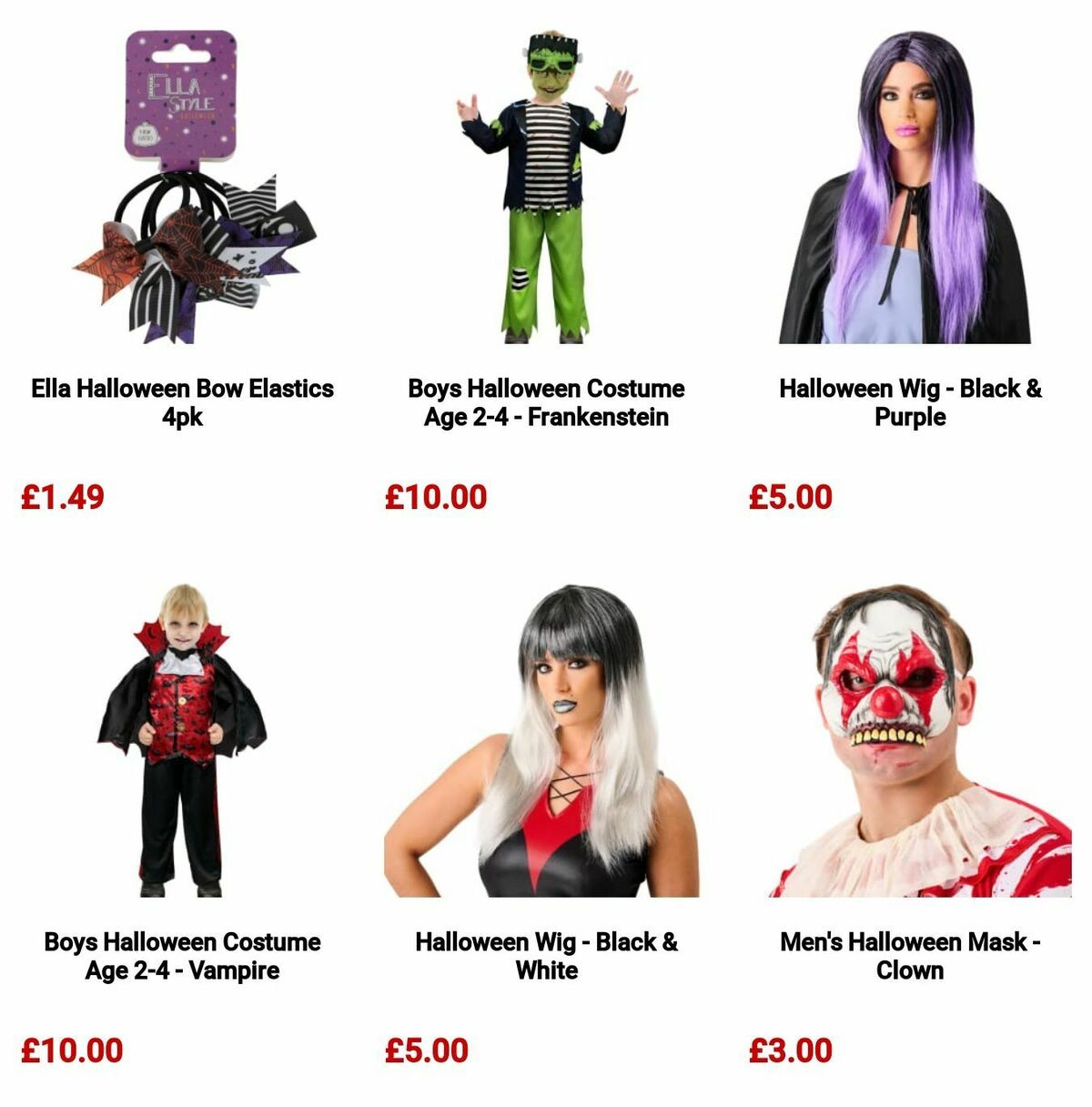 B&M Halloween Offers from 26 September