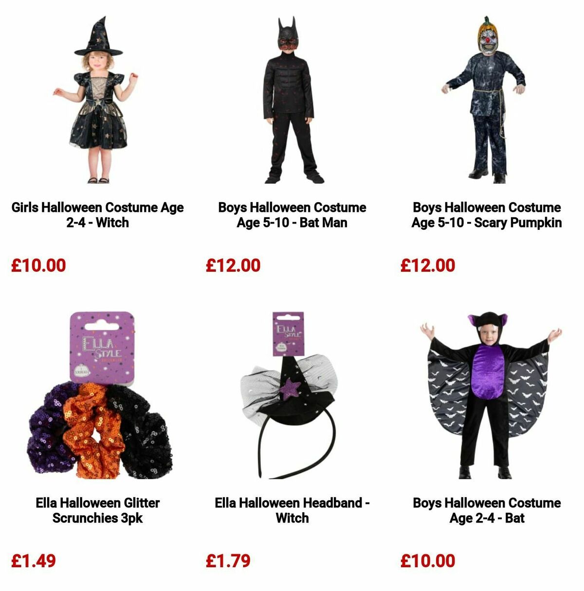 B&M Halloween Offers from 26 September