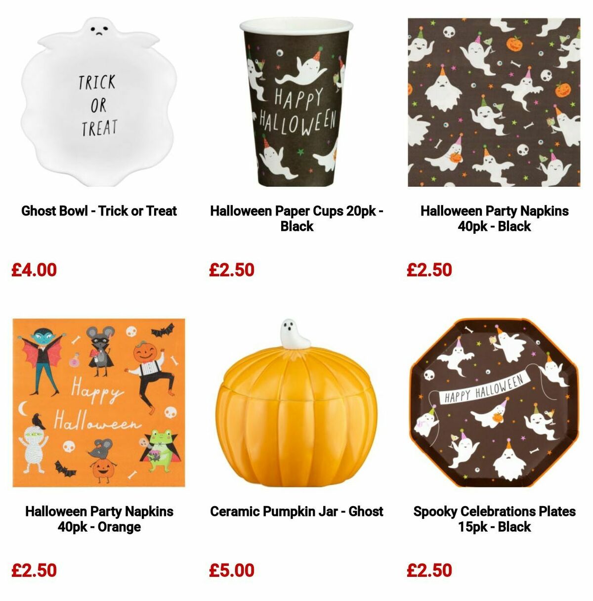 B&M Halloween Offers from 26 September