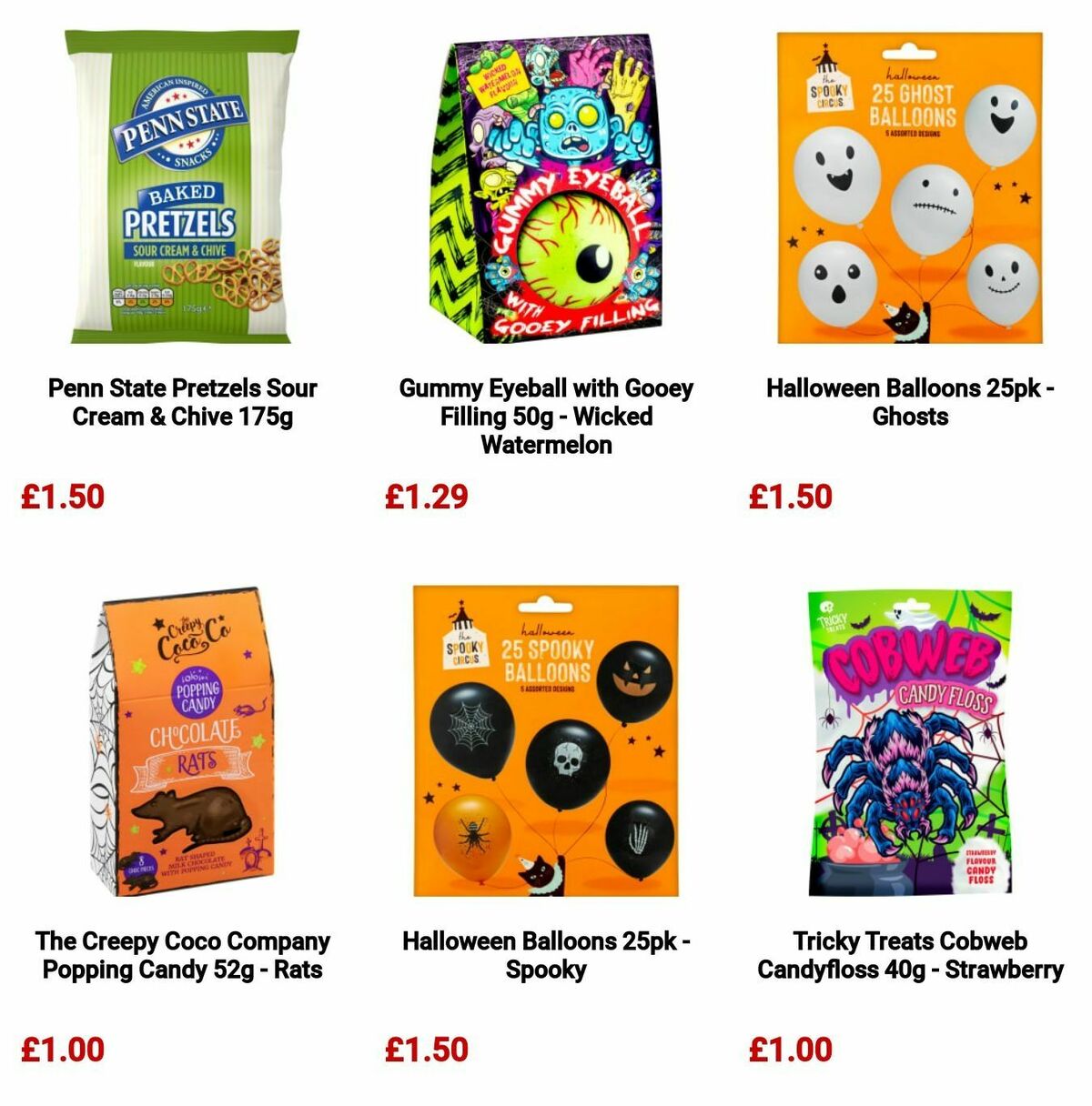 B&M Halloween Offers from 26 September