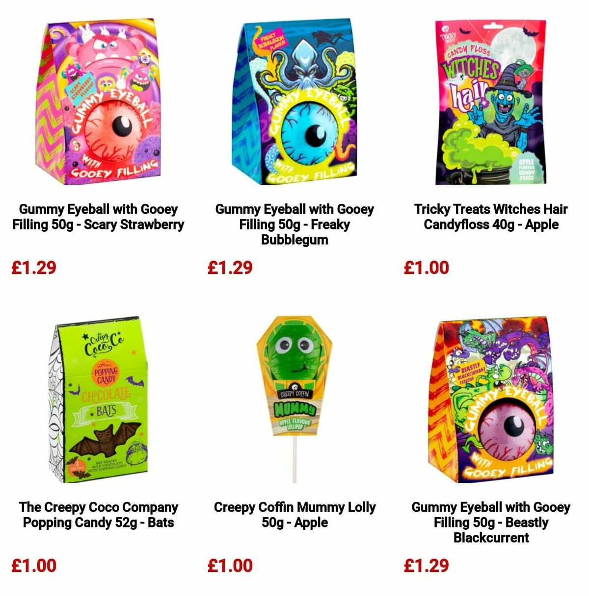 B&M Halloween Offers from 26 September