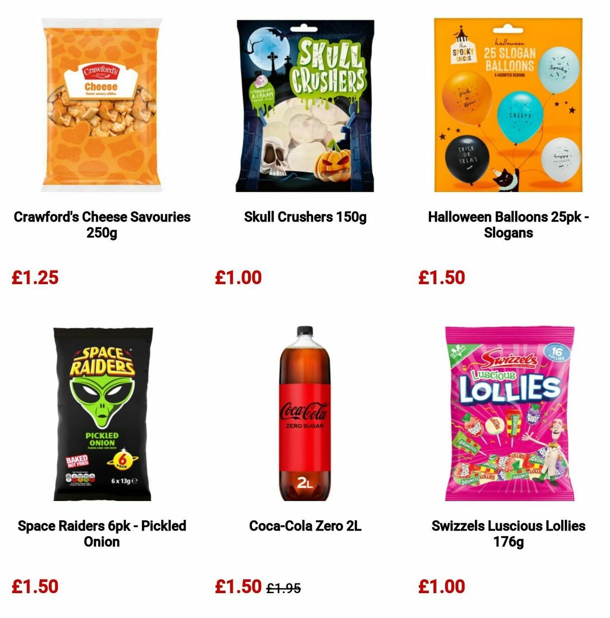 B&M Halloween Offers from 26 September