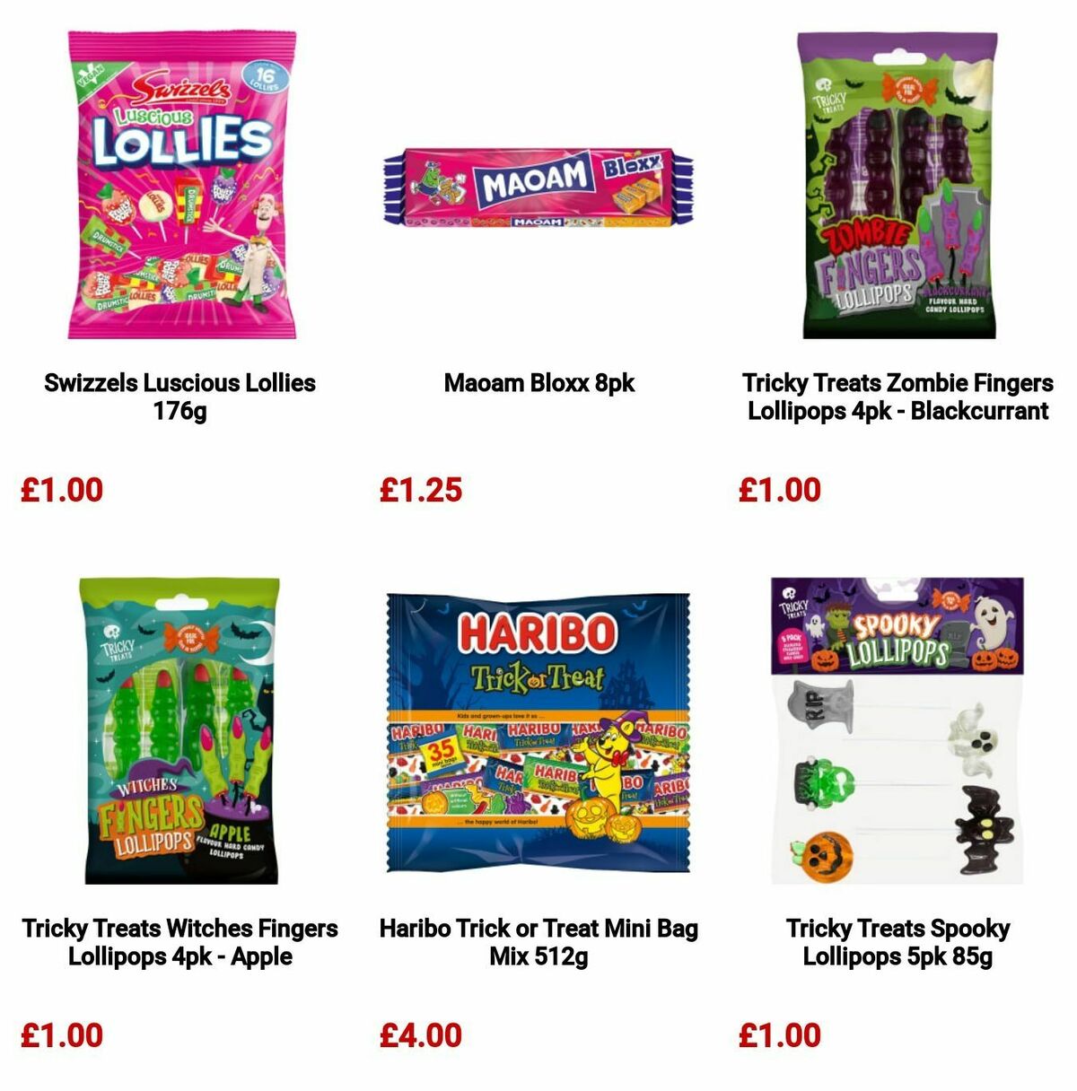 B&M Halloween Offers from 26 September