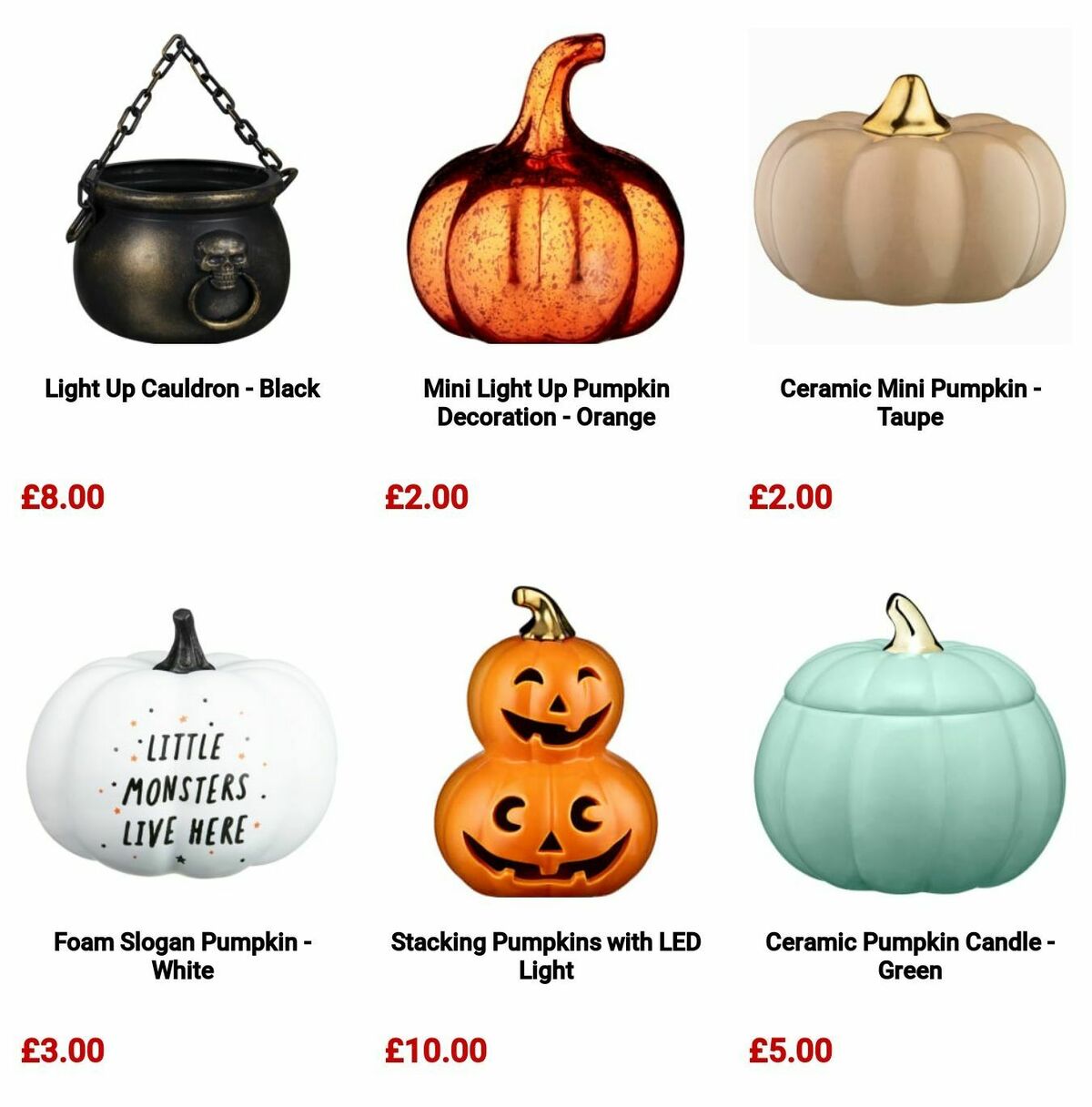 B&M Halloween Offers from 26 September