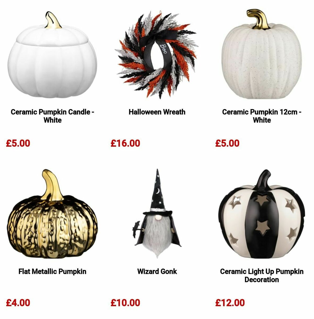 B&M Halloween Offers from 26 September