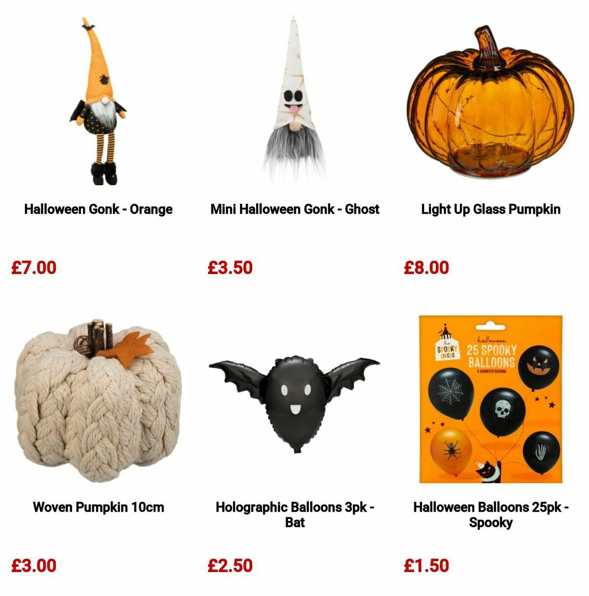 B&M Halloween Offers from 26 September