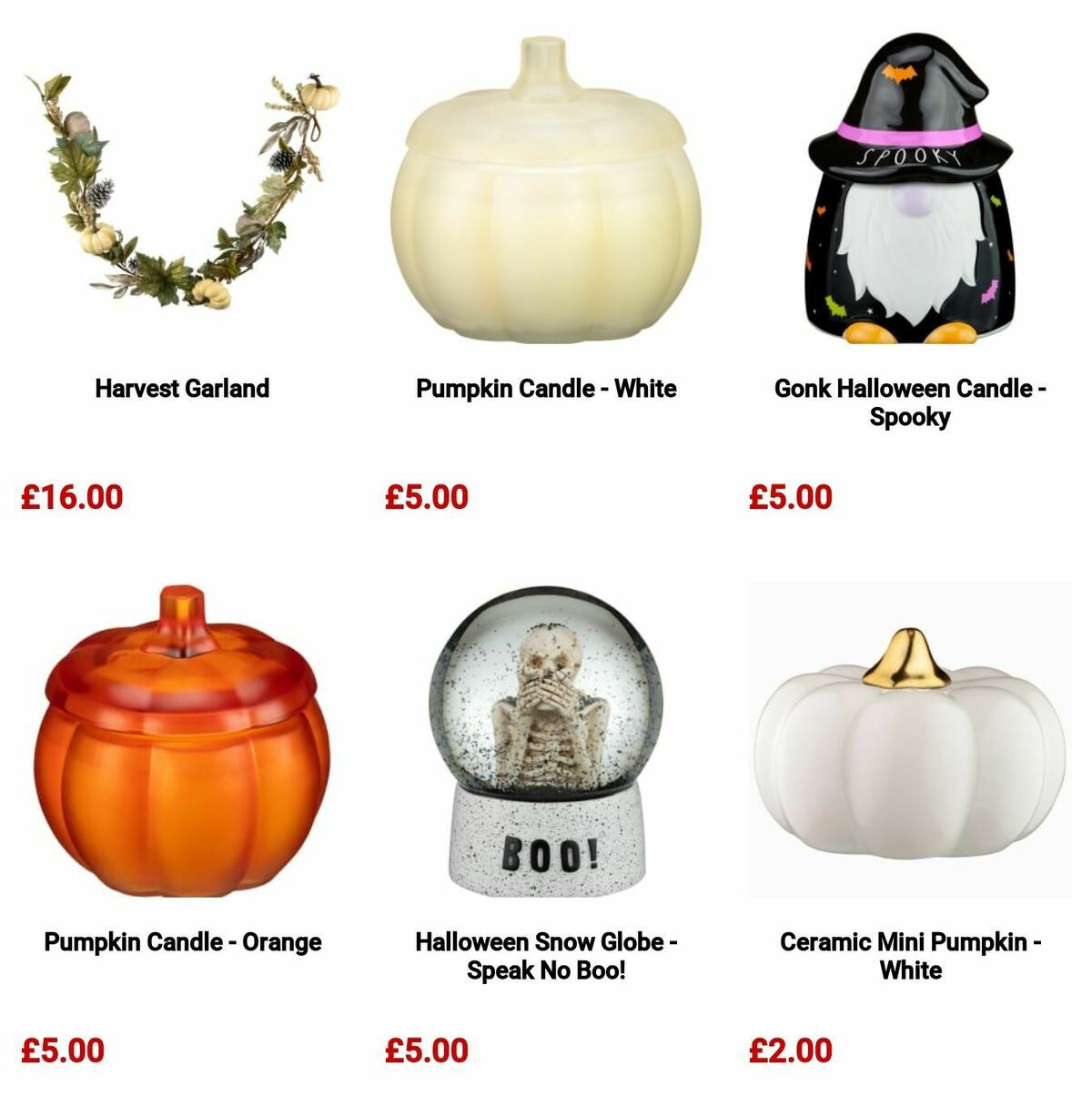 B&M Halloween Offers from 26 September