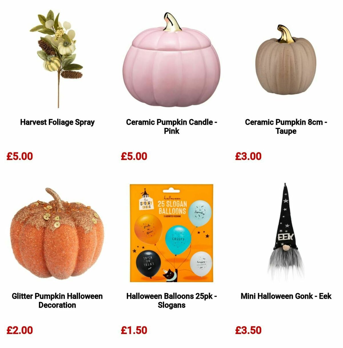 B&M Halloween Offers from 26 September