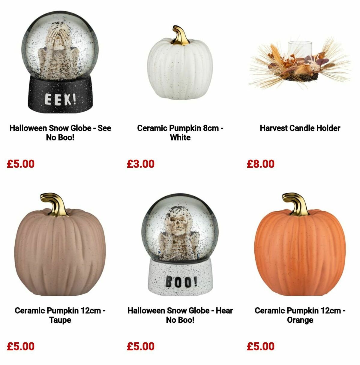 B&M Halloween Offers from 26 September