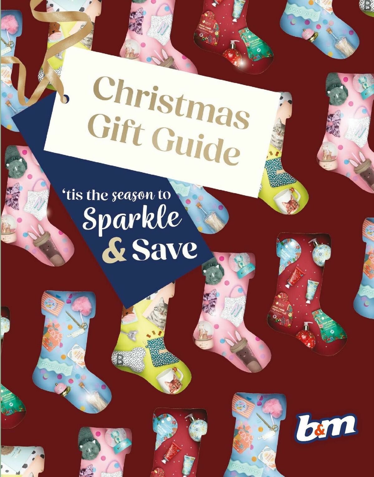 B&M Christmas Gift Guide Offers from 14 November