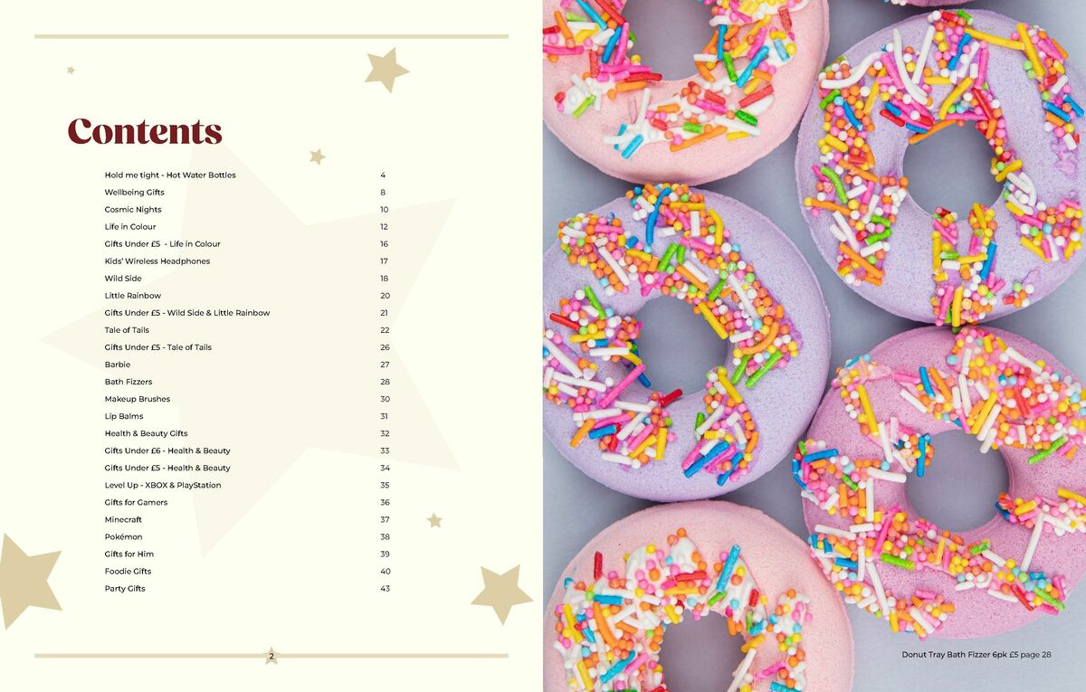 B&M Christmas Gift Guide Offers from 14 November