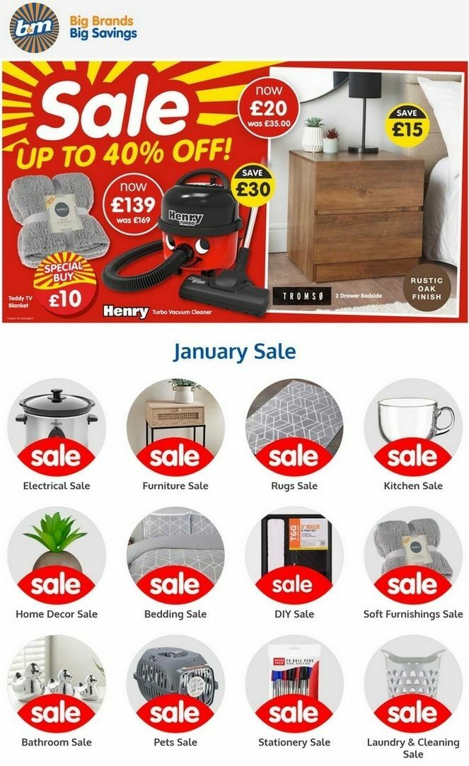B&M Offers from 13 December