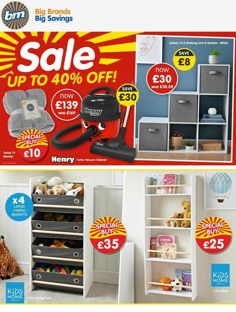 B&M Offers from 9 January