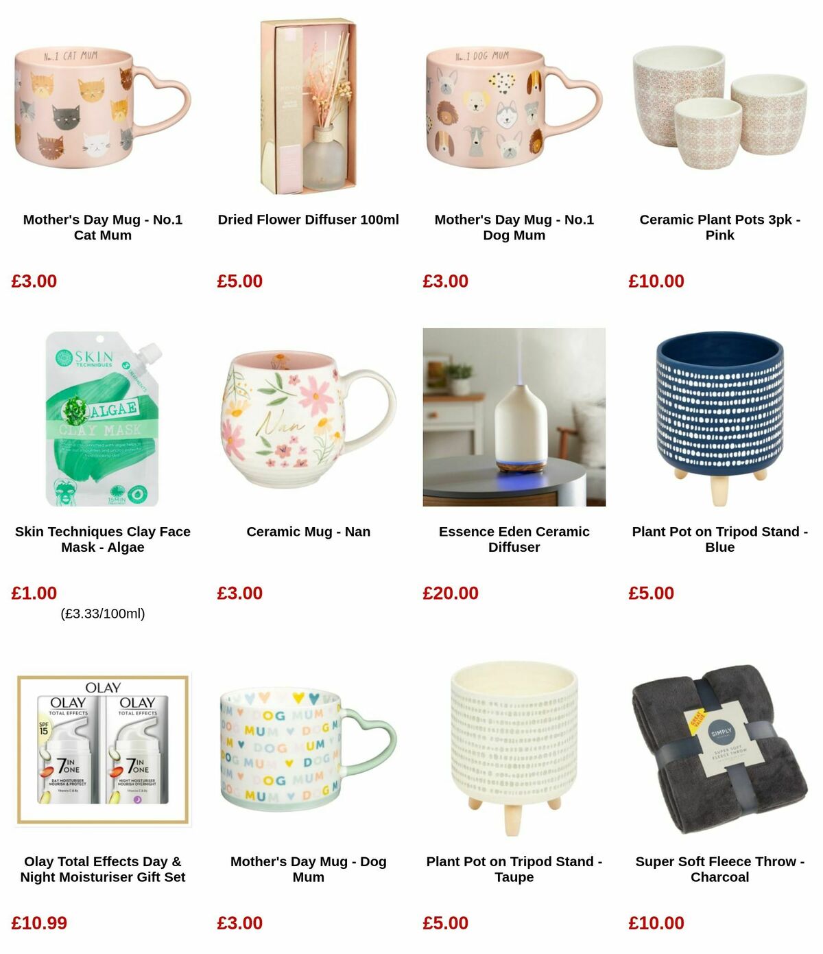 B&M Mother's Day Offers from 29 February