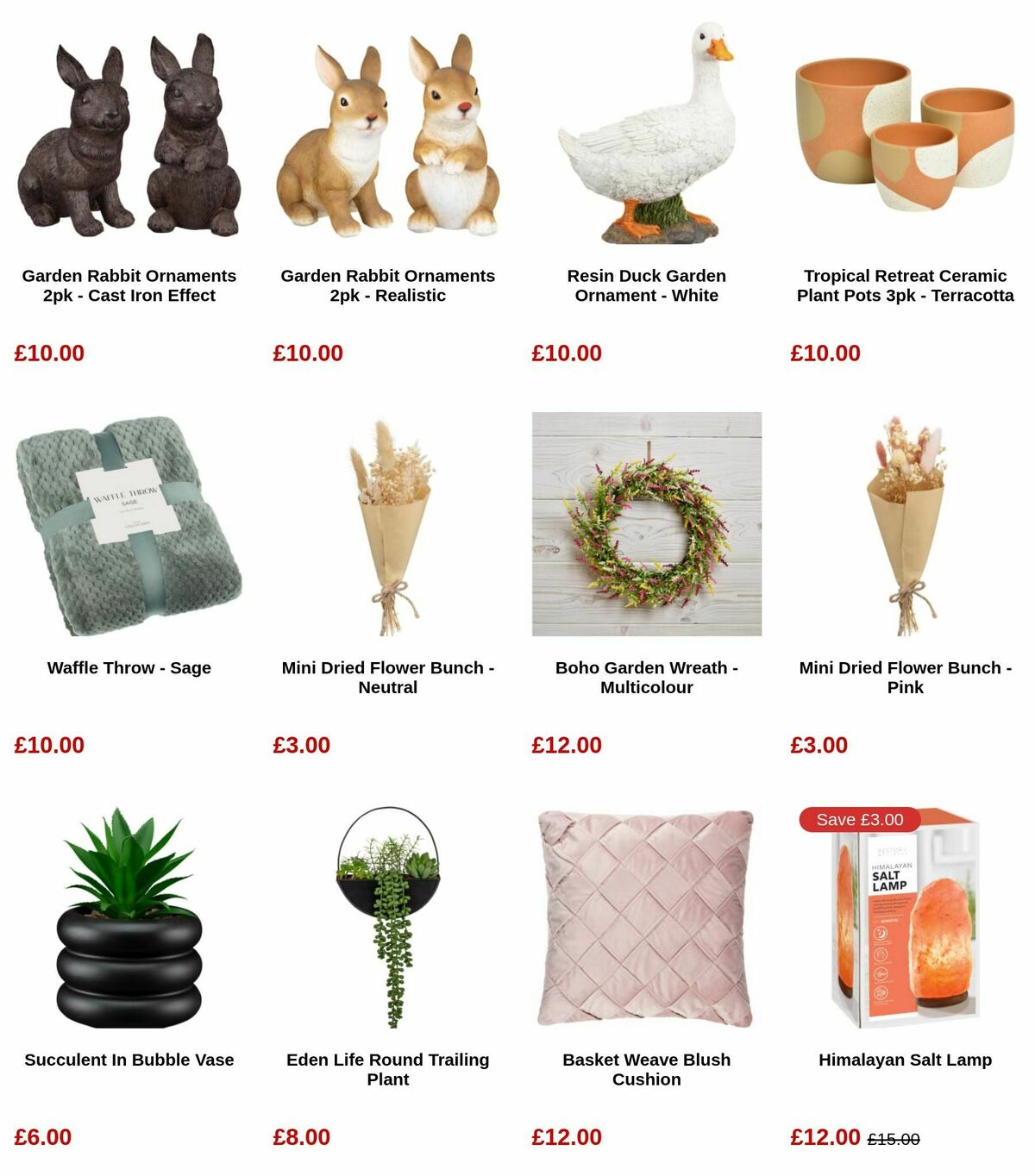 B&M Mother's Day Offers from 29 February