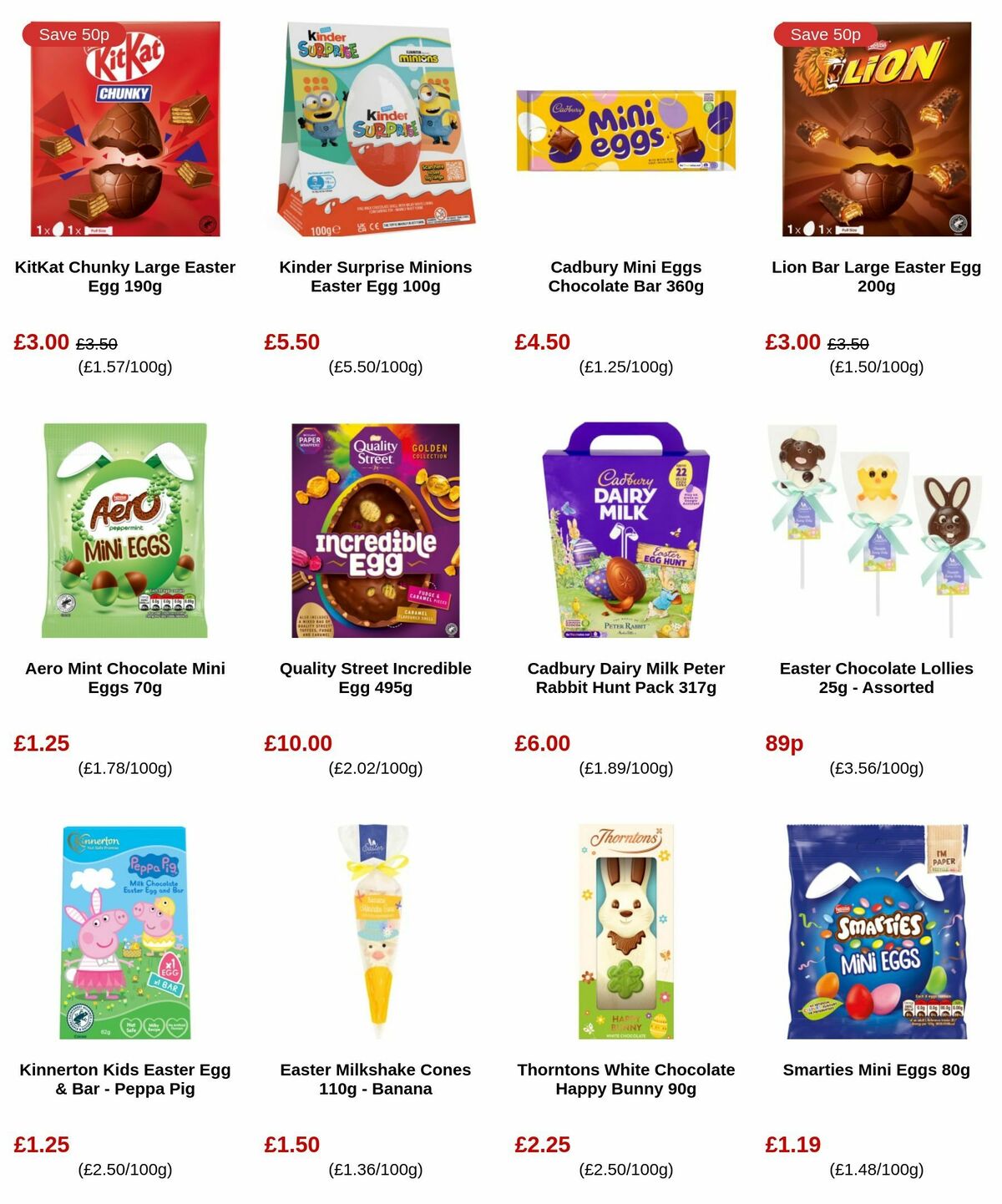 B&M Easter Offers from 12 March