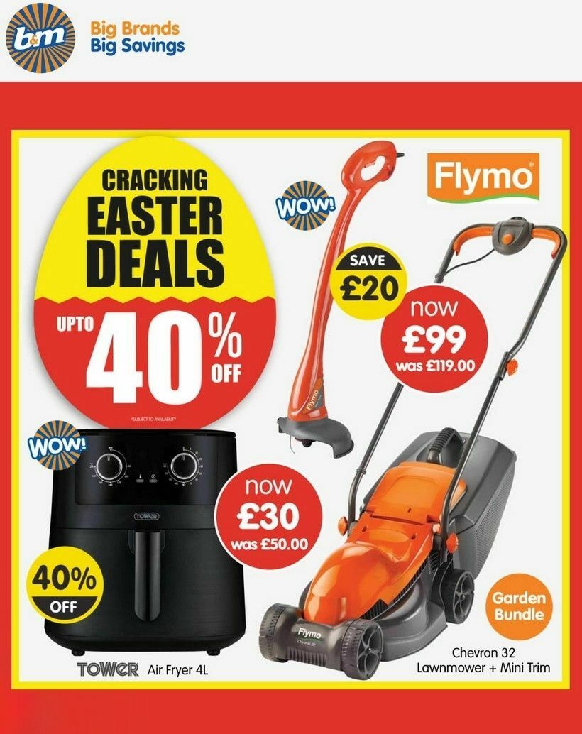 B&M Offers from 19 March