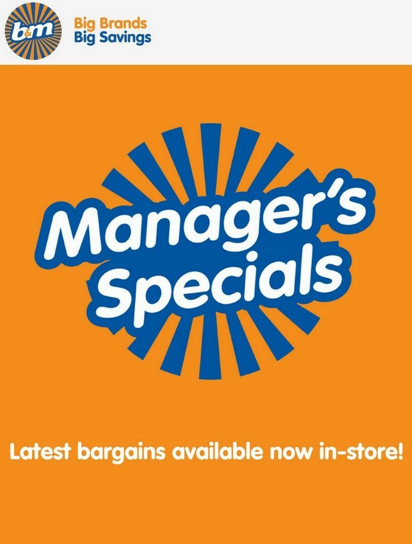 B&M Offers from 17 July
