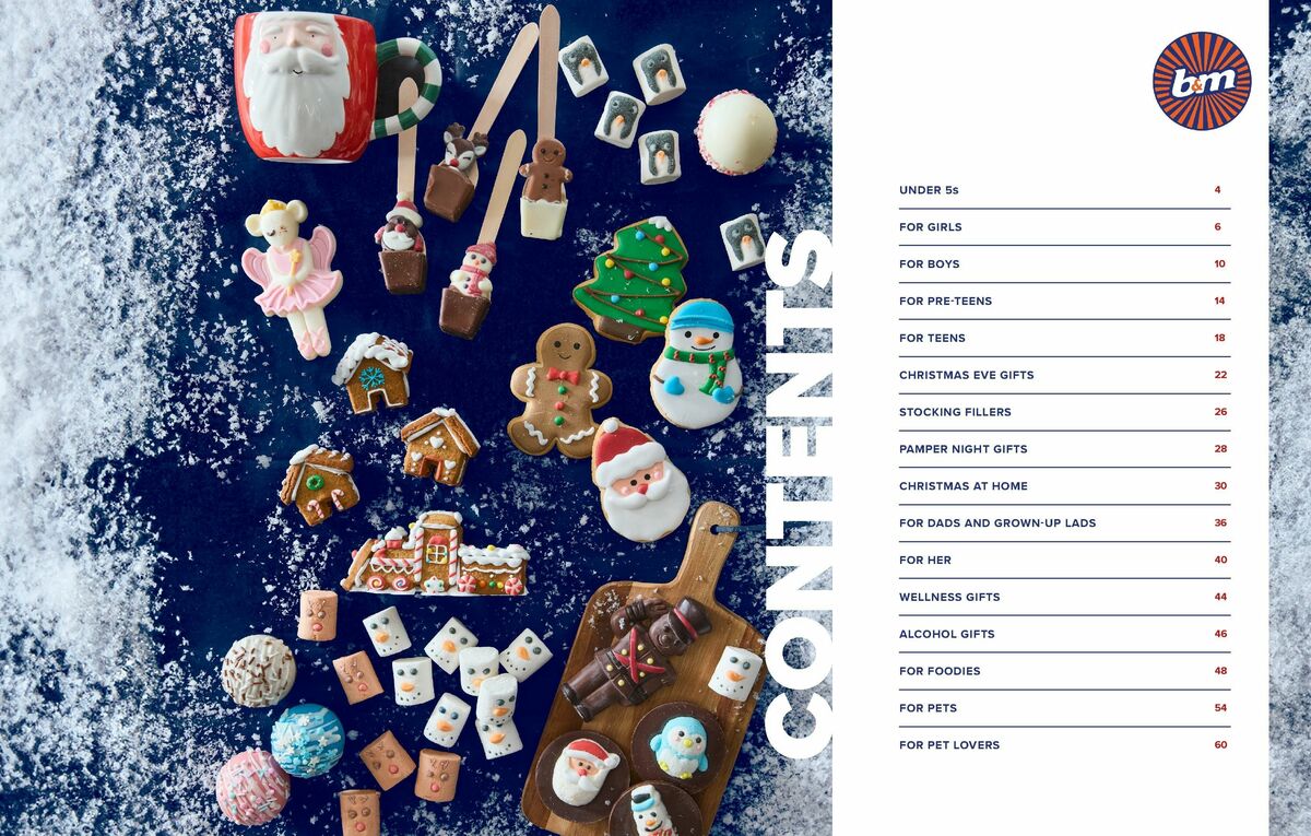 B&M Christmas Gift Guide Offers from 2 October