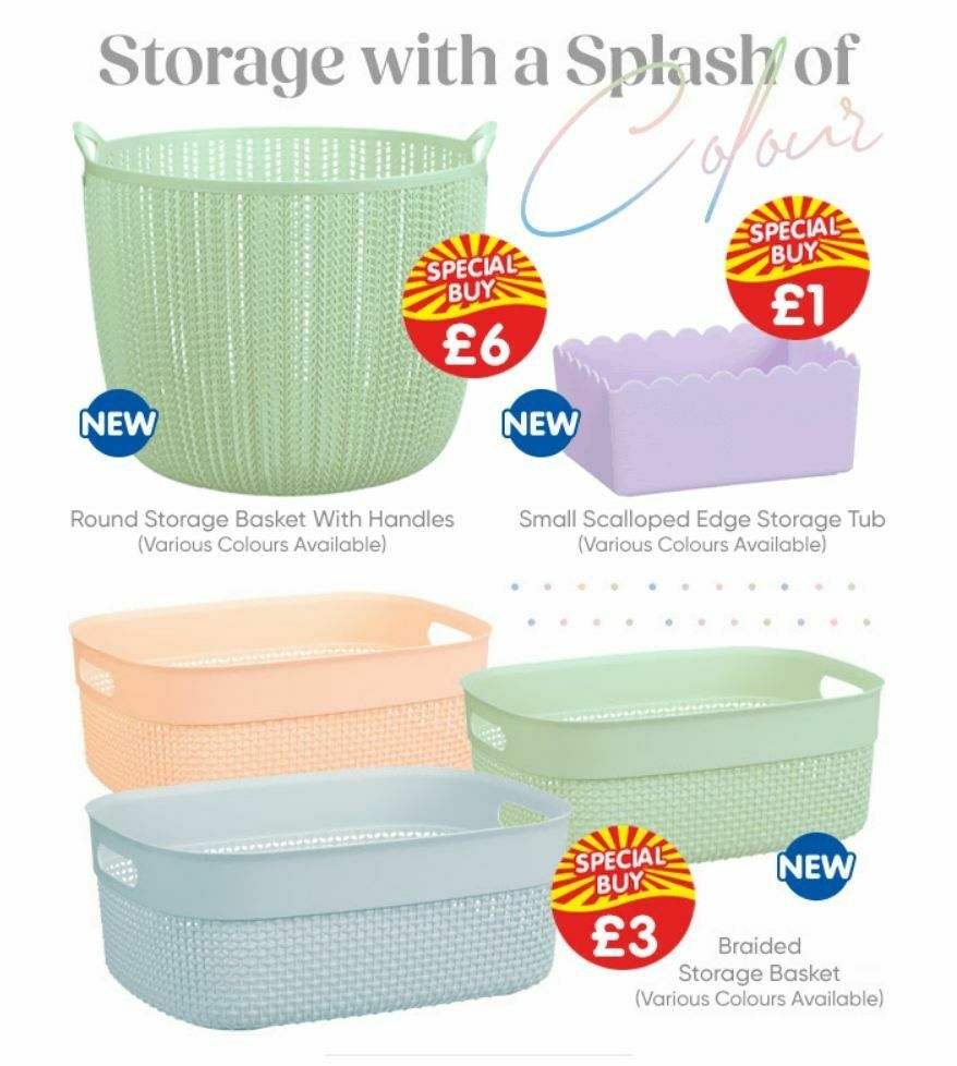 B&M Organise It Offers from 8 January