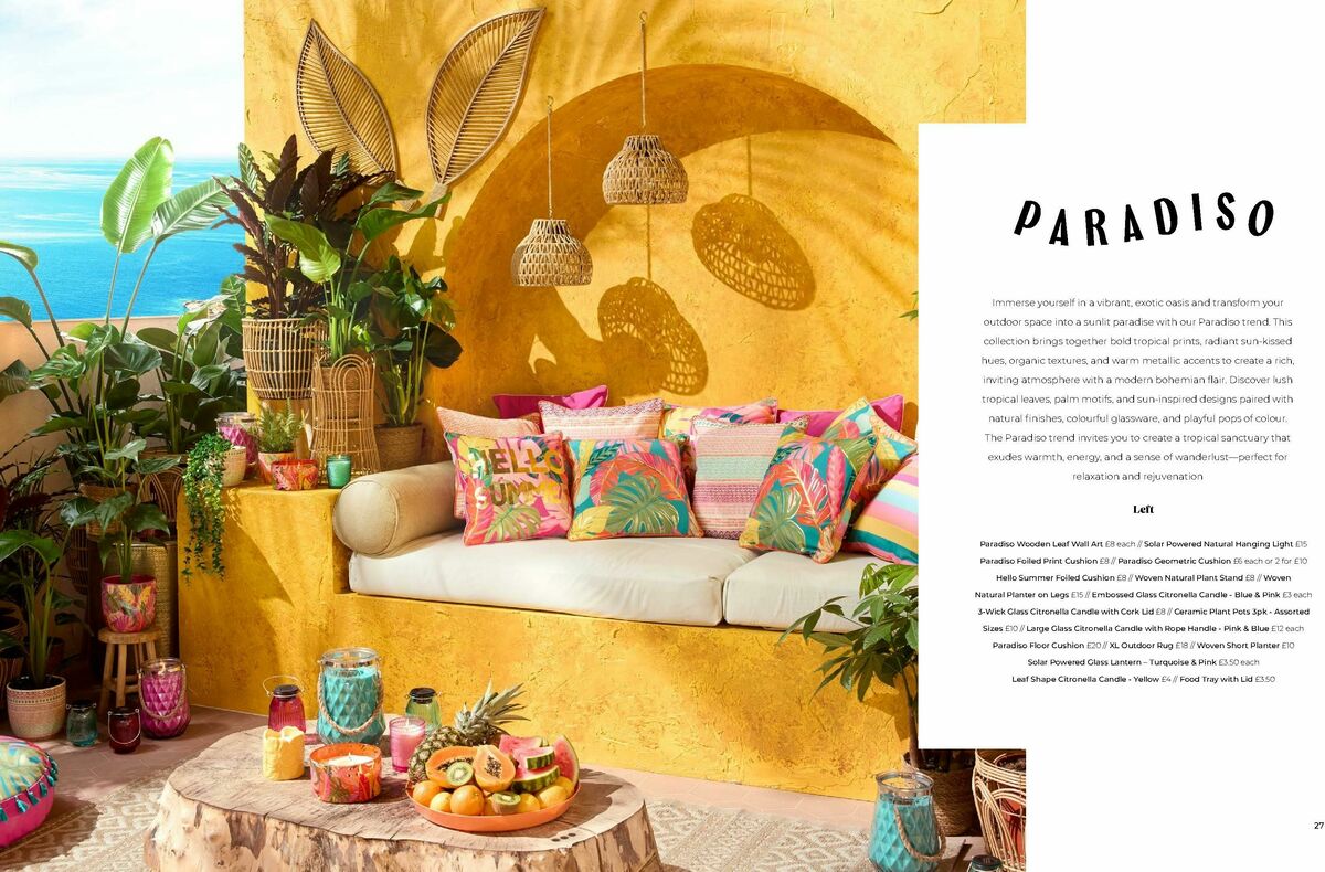 B&M Spring/Summer Garden Offers from 24 January