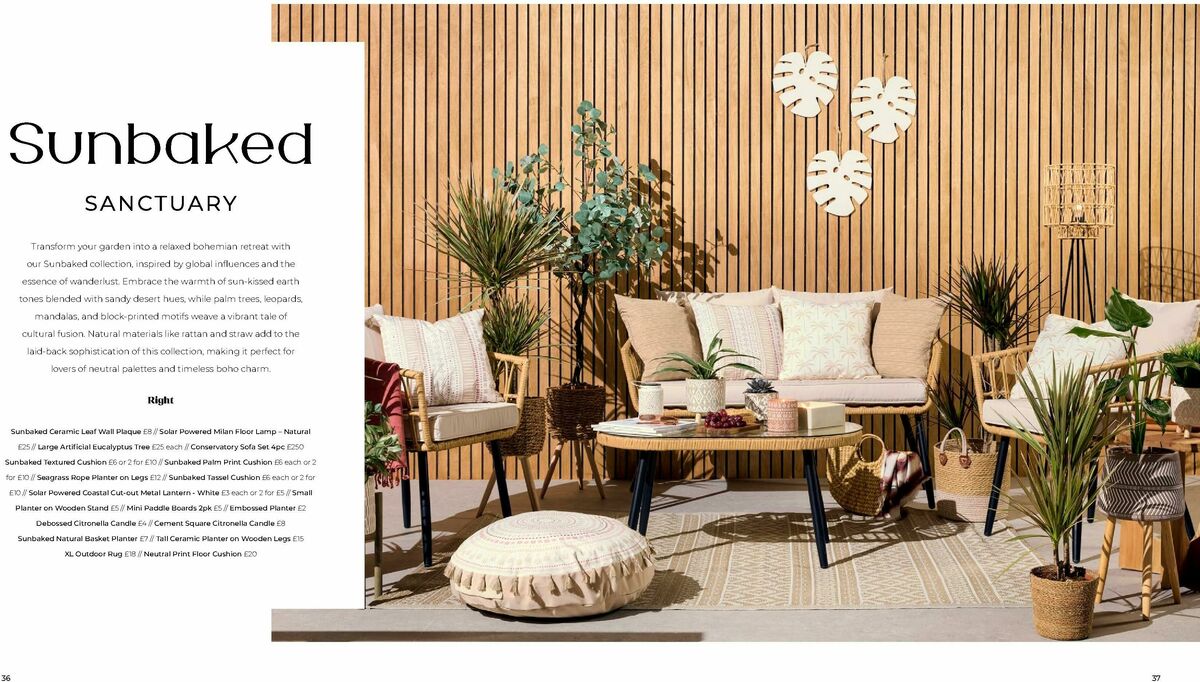 B&M Spring/Summer Garden Offers from 24 January