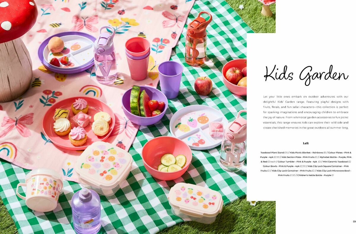 B&M Spring/Summer Garden Offers from 24 January