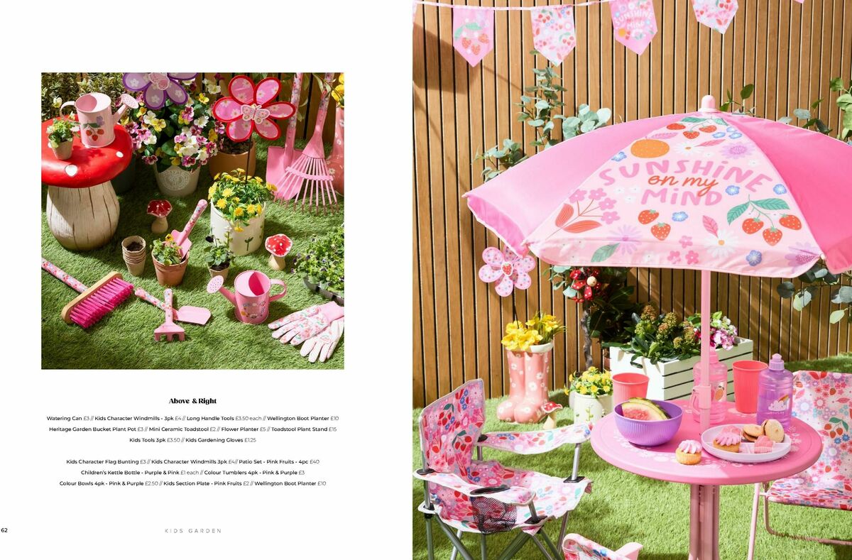 B&M Spring/Summer Garden Offers from 24 January