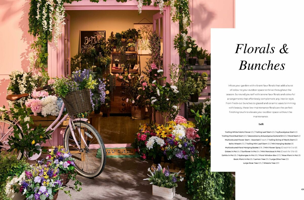 B&M Spring/Summer Garden Offers from 24 January