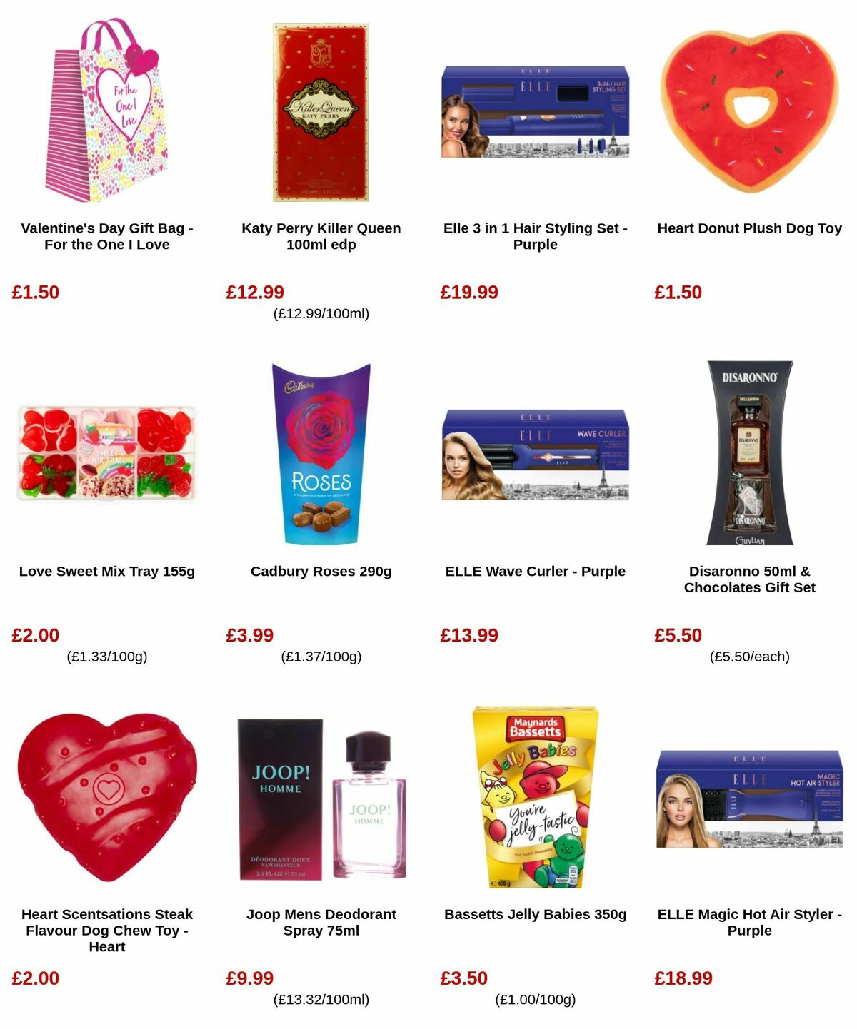 B&M Valentine's Day Offers from 5 February