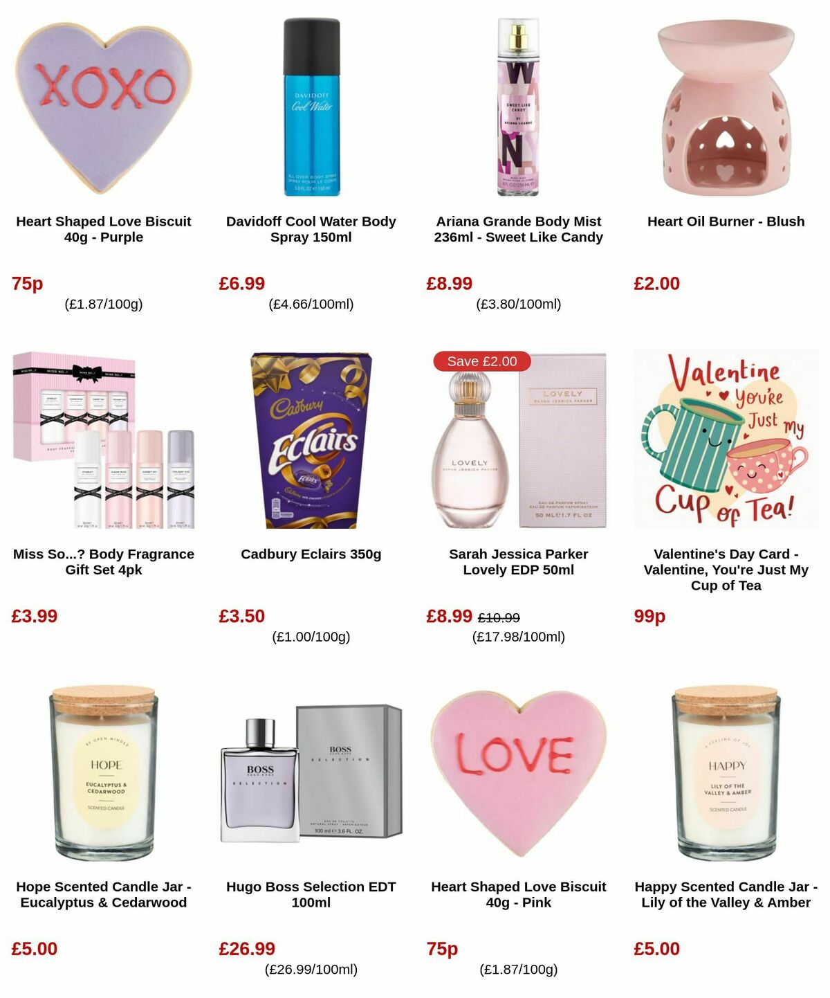 B&M Valentine's Day Offers from 5 February