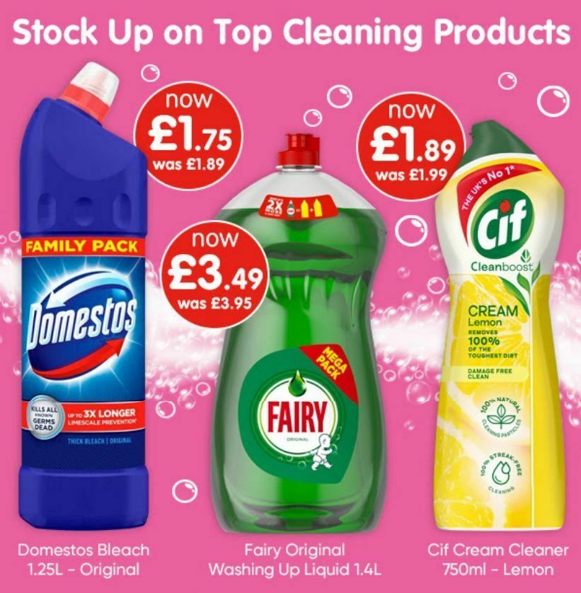 B&M Big Clean Offers from 5 February