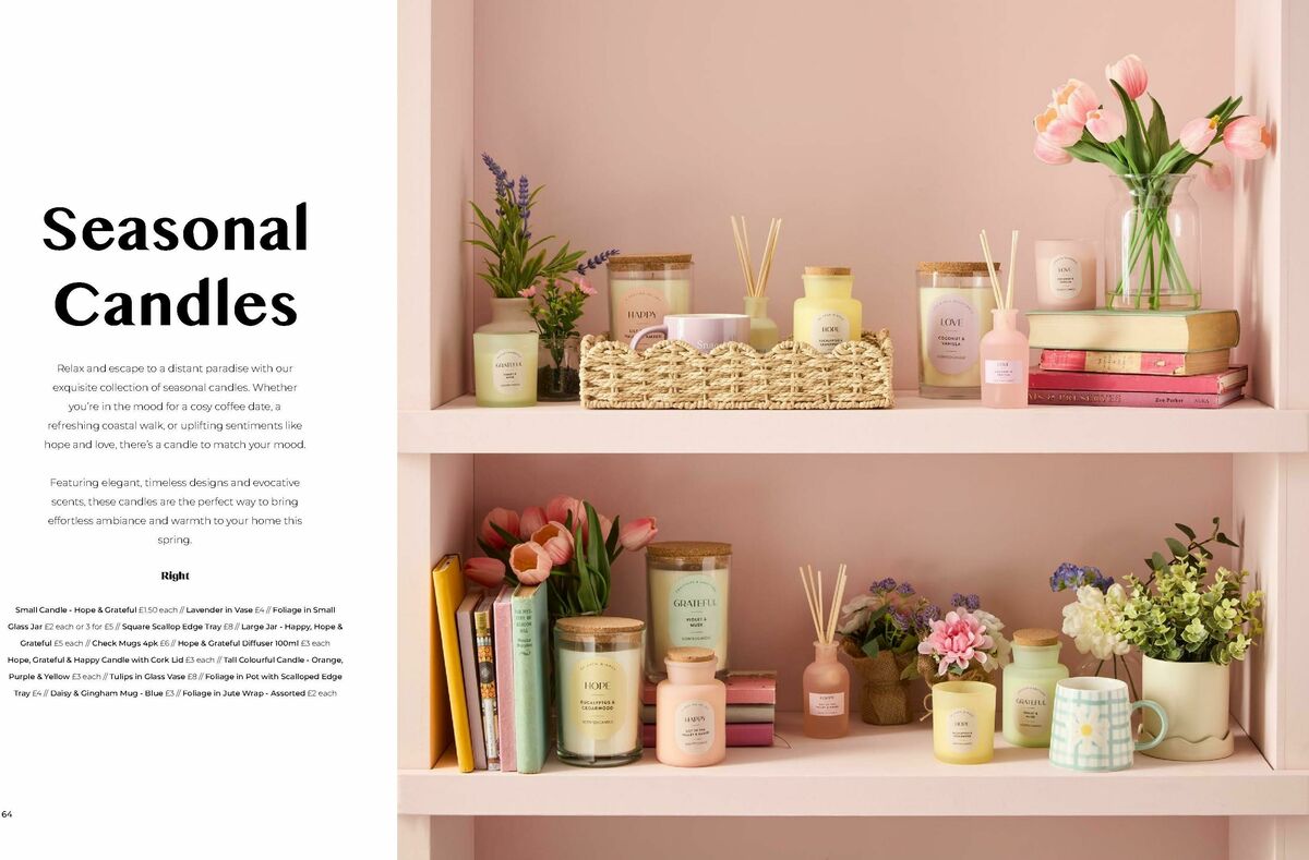 B&M Home Spring/Summer Offers from 18 February