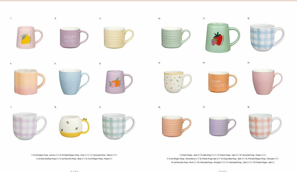 B&M Home Spring/Summer Offers from 18 February