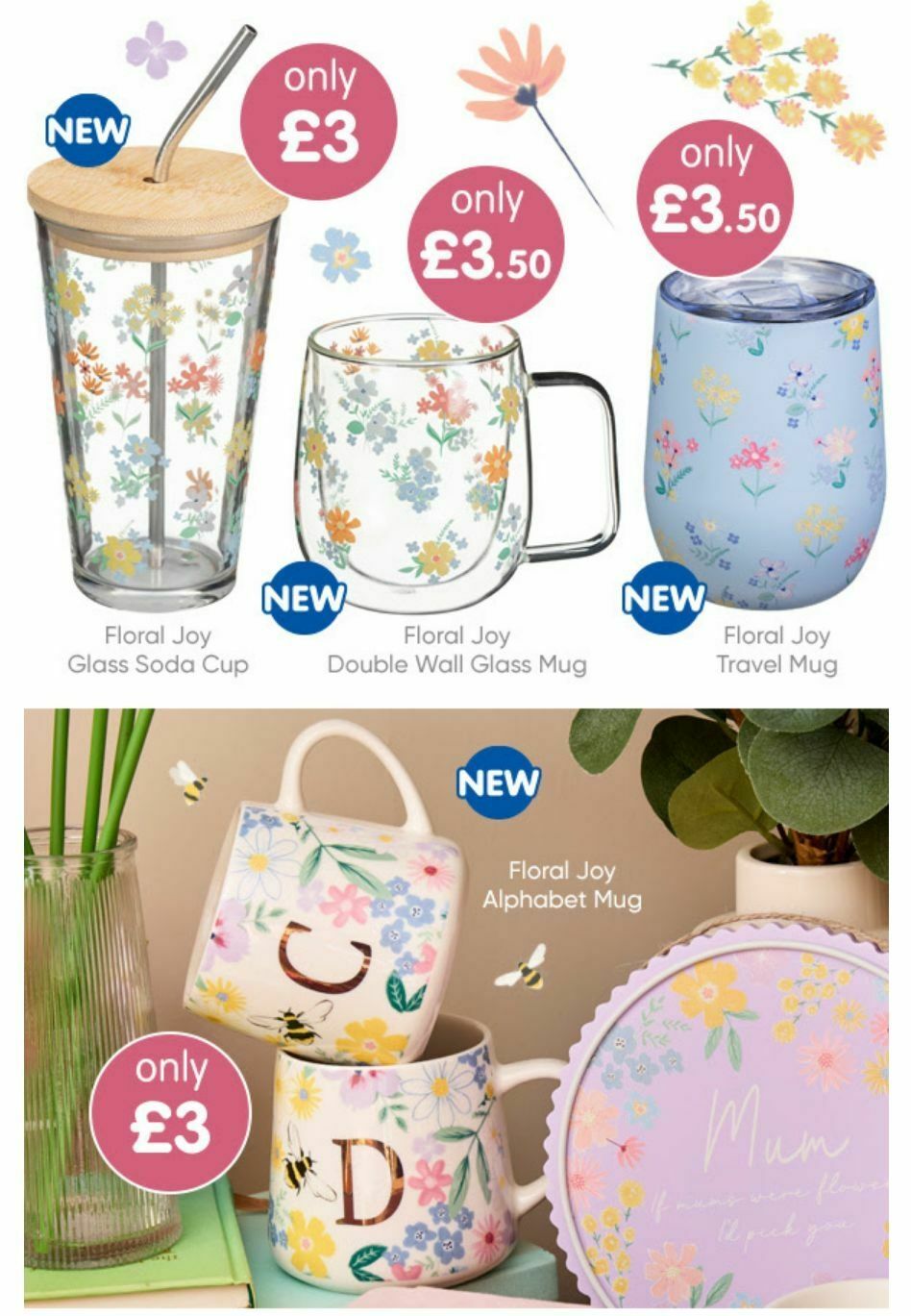 B&M Mother's Day Offers from 12 March