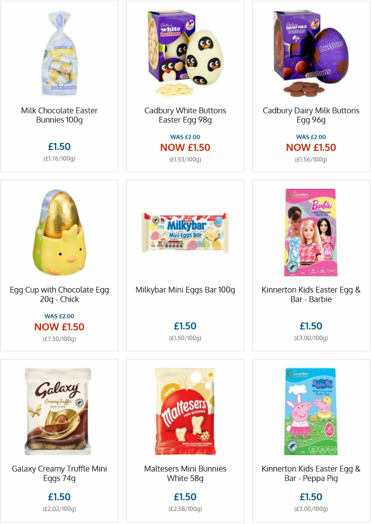 B&M Easter Offers from 1 April