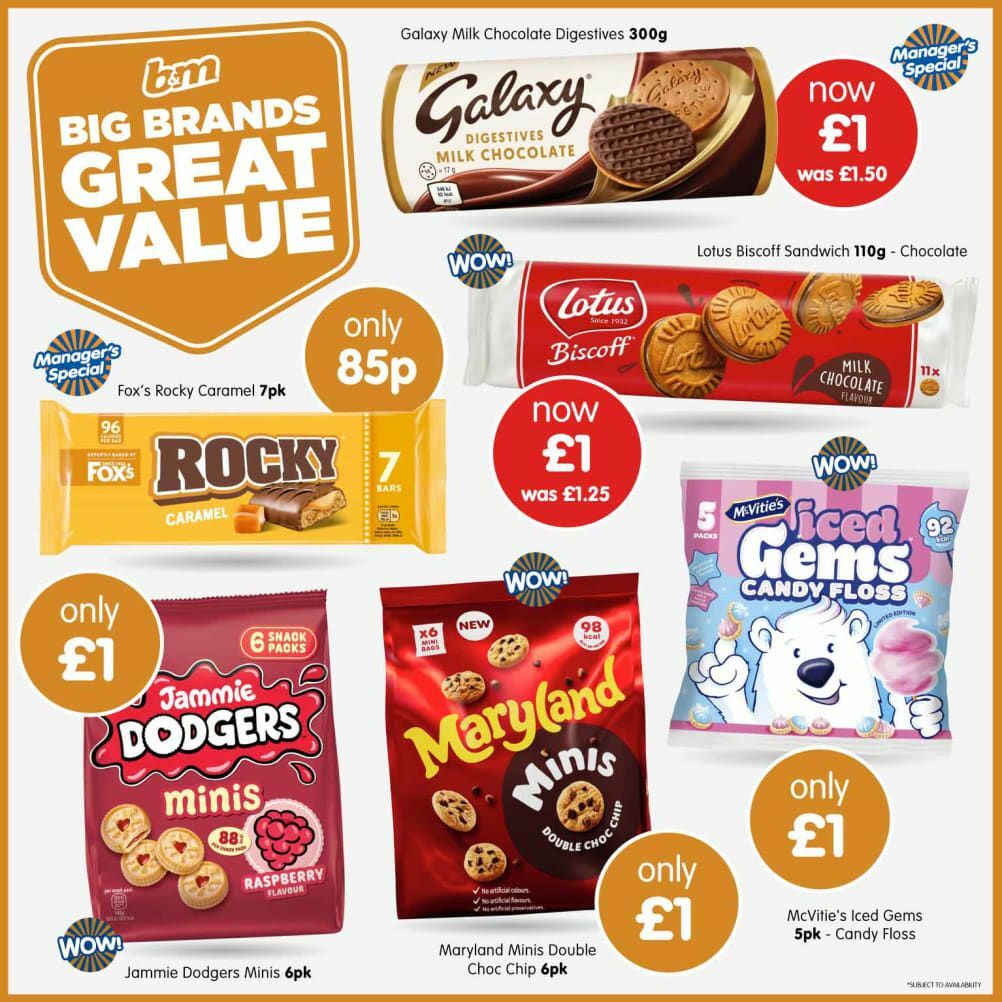 B&M Offers from 23 May