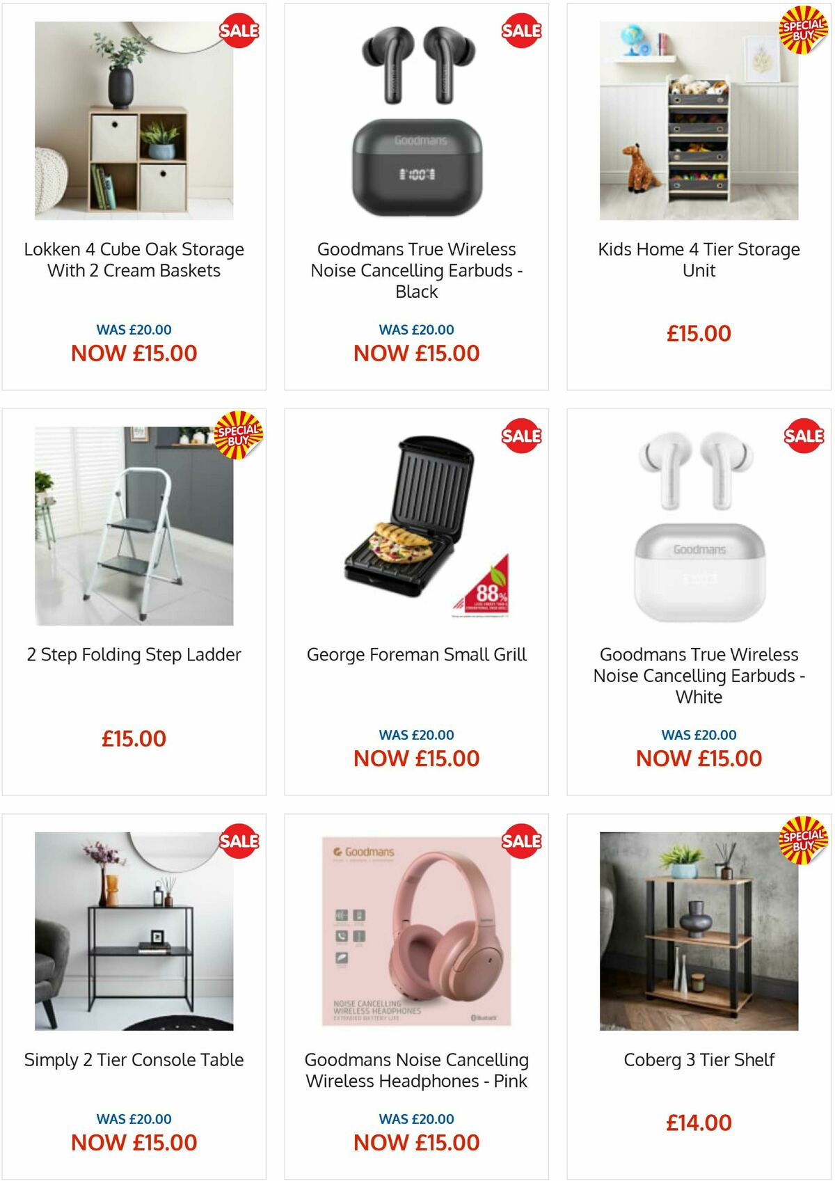 B&M Offers from 7 July