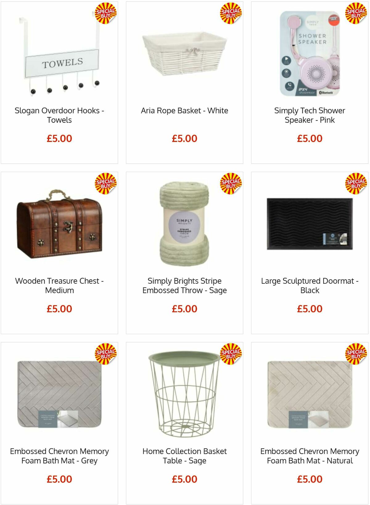 B&M Offers from 7 July