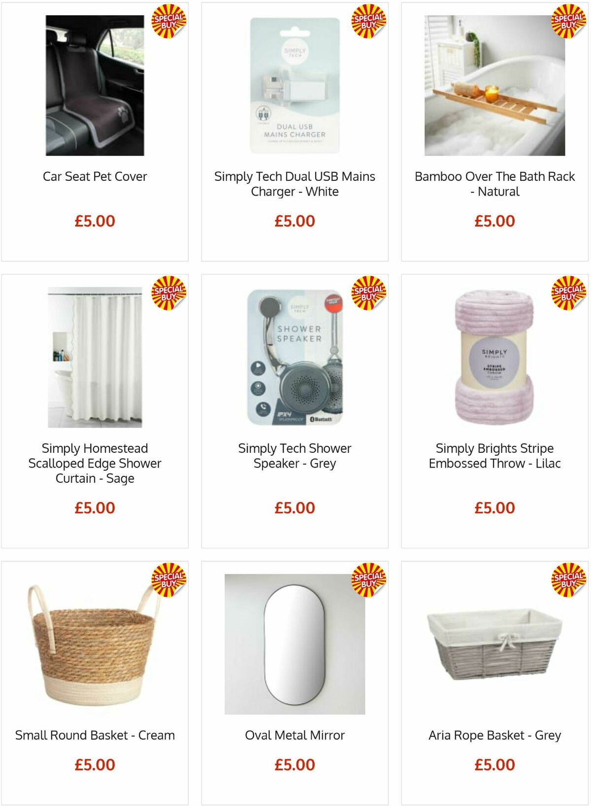 B&M Offers from 7 July