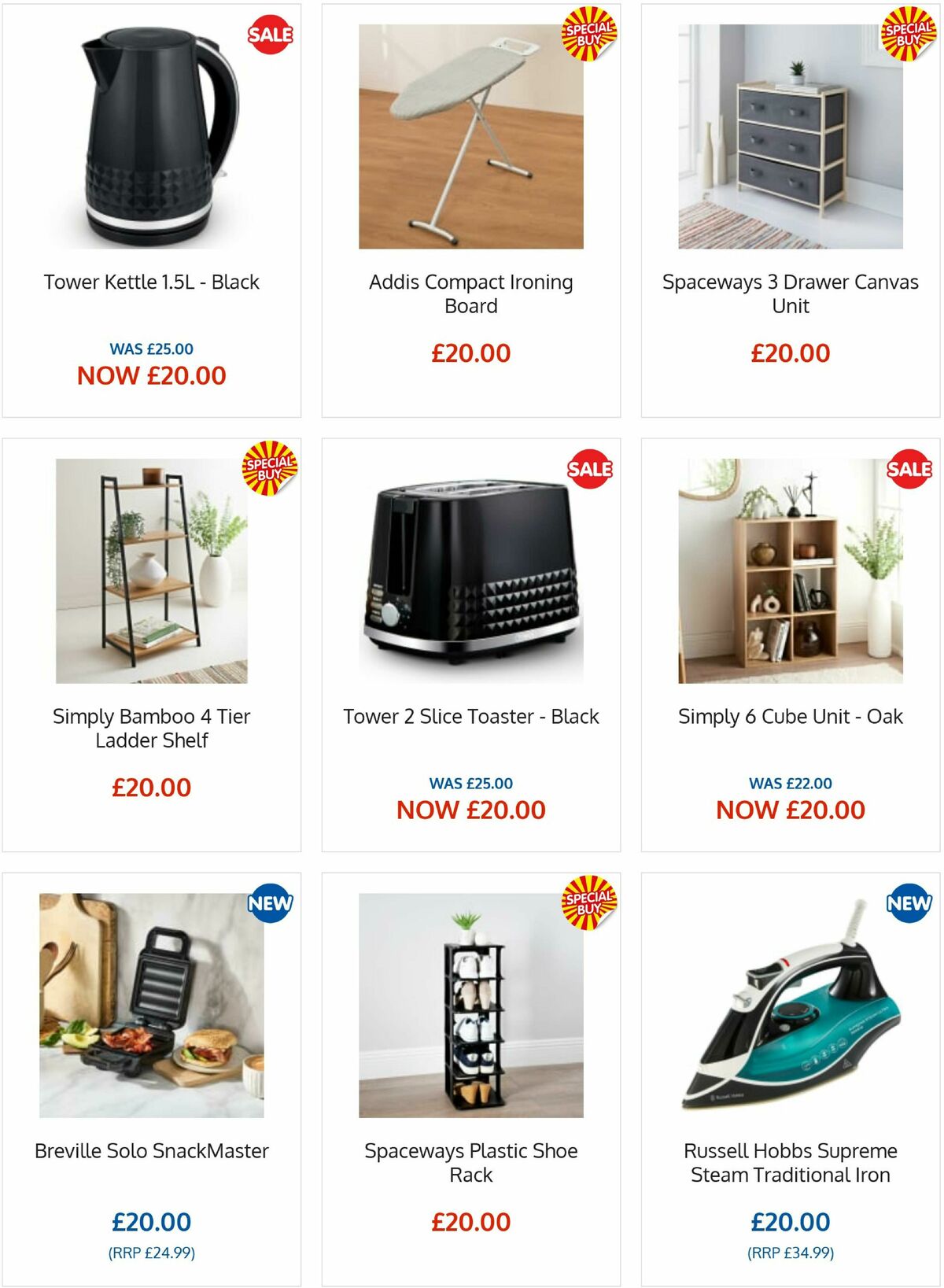 B&M Offers from 7 July