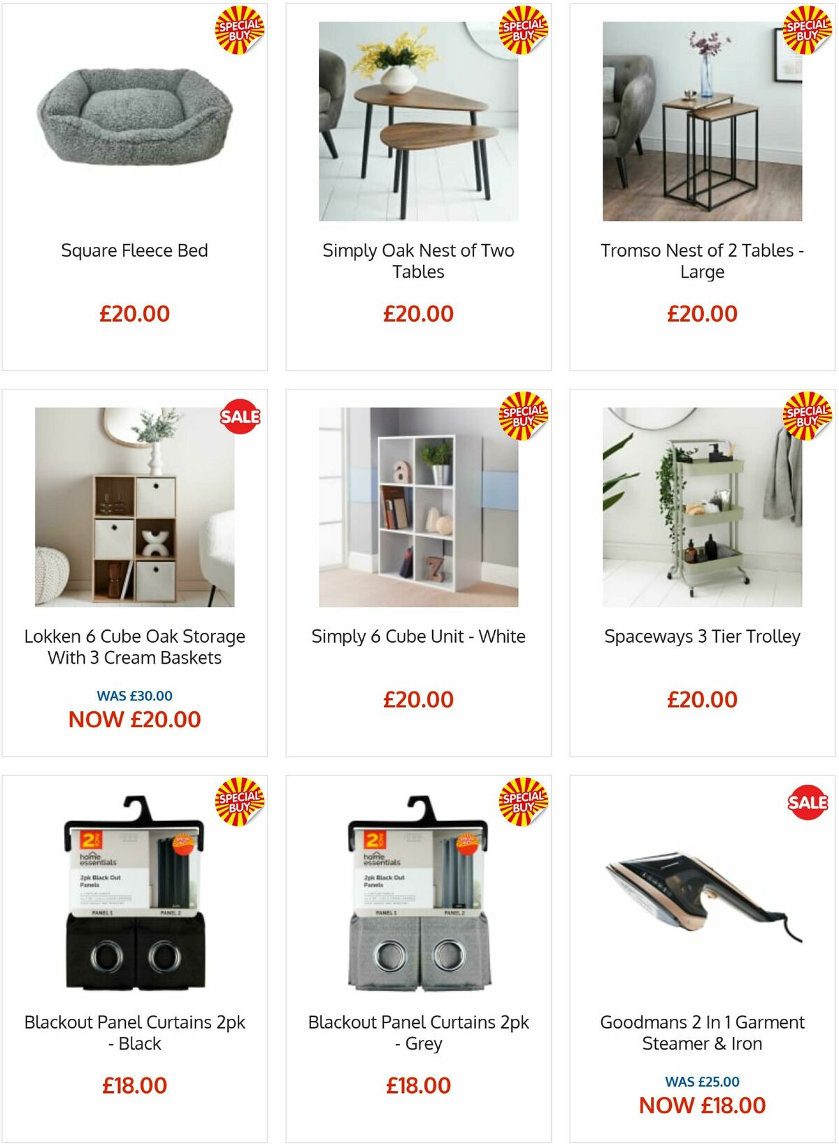 B&M Offers from 7 July