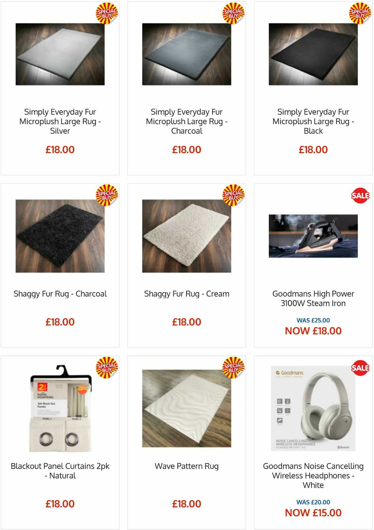 B&M Offers from 7 July