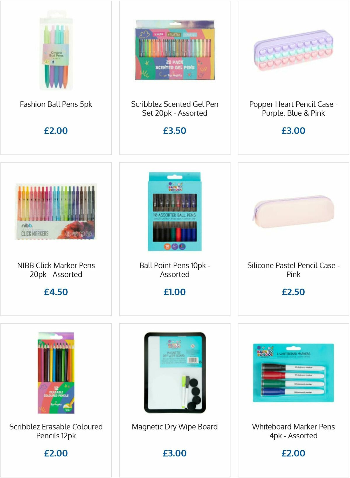 B&M Back to School Offers from 13 August