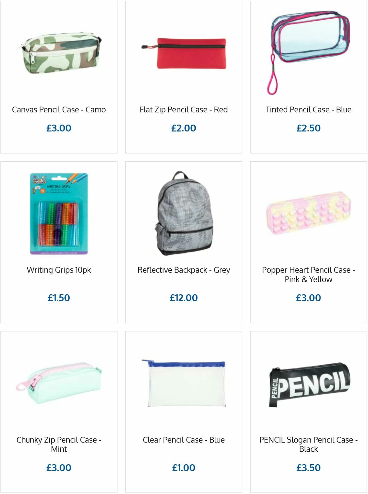 B&M Back to School Offers from 13 August