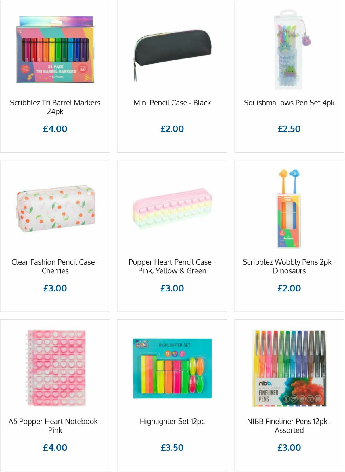 B&M Back to School Offers from 13 August