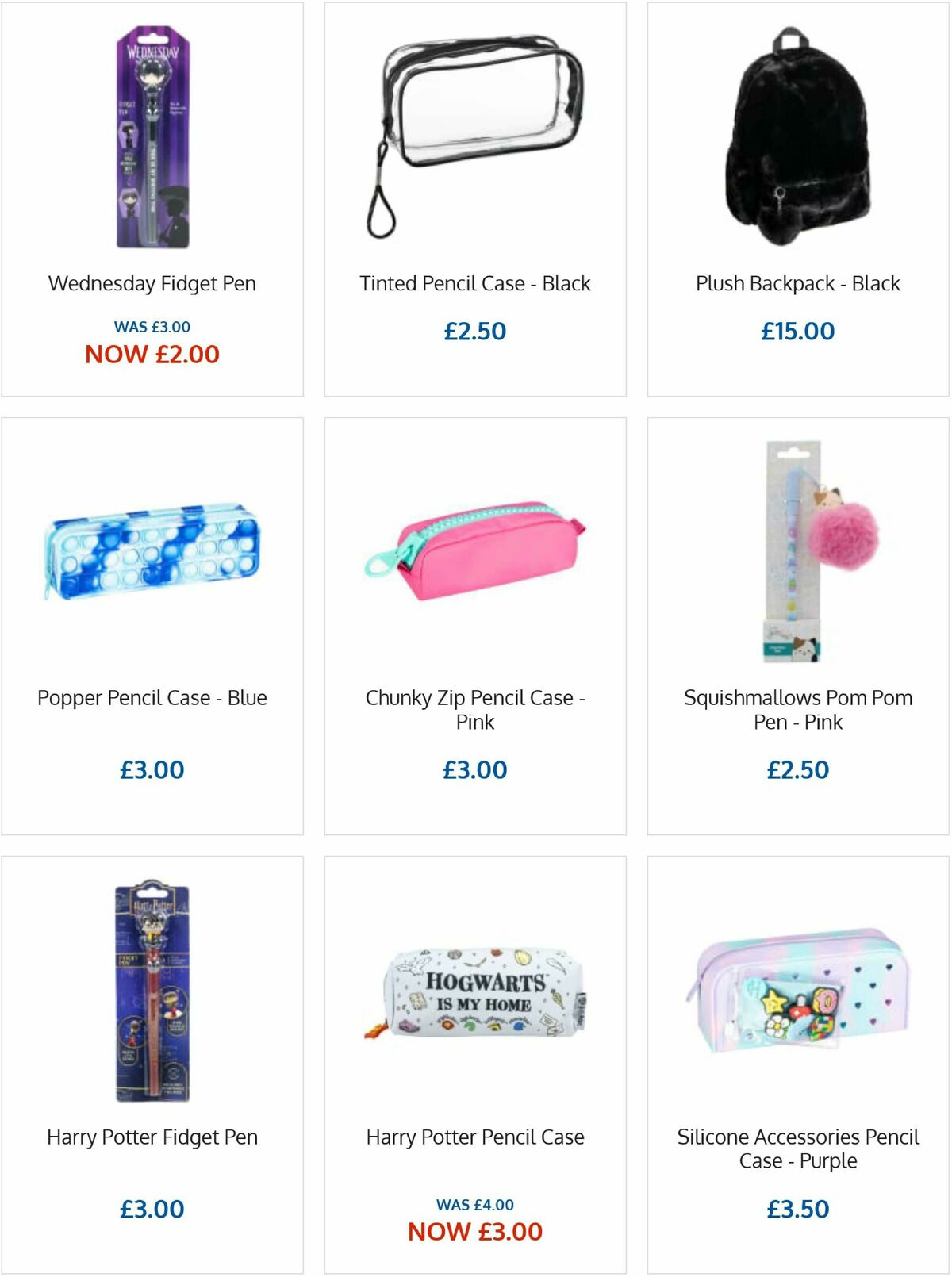 B&M Back to School Offers from 13 August